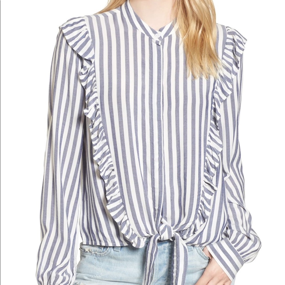 Rails Piper Ruffle Shirt | XS